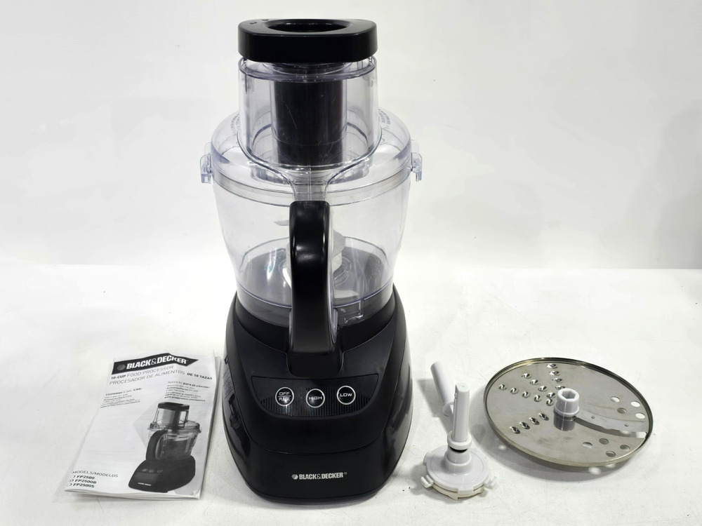 Black & Decker 10 Cup Food Processor Model FP2500B WORKS